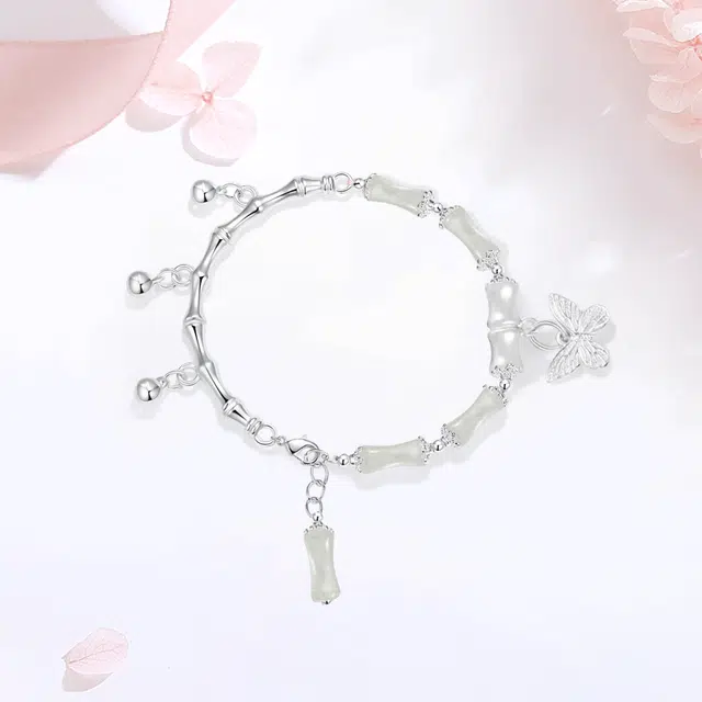 【甄选高品质】 金师傅 竹节流苏 节节高升 考试顺利上岸新中式国潮气质精致小清新 森系小众轻奢设计高级#好运 琉璃 手串 女款