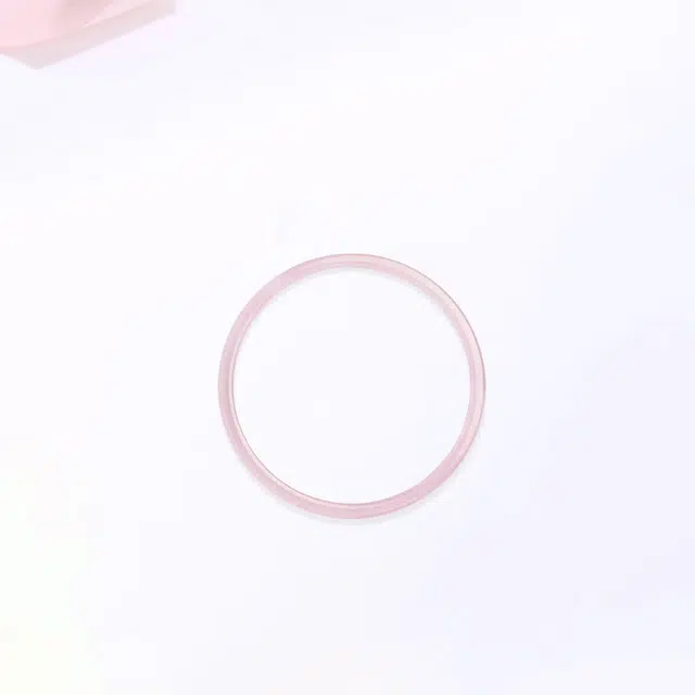【精选高品质】 金师傅 樱花粉平安锁套装手链 万事如意长命锁 新中式国潮古风气质优雅百搭 小众轻奢设计高级感#好运 玻璃猫眼 手镯 女款
