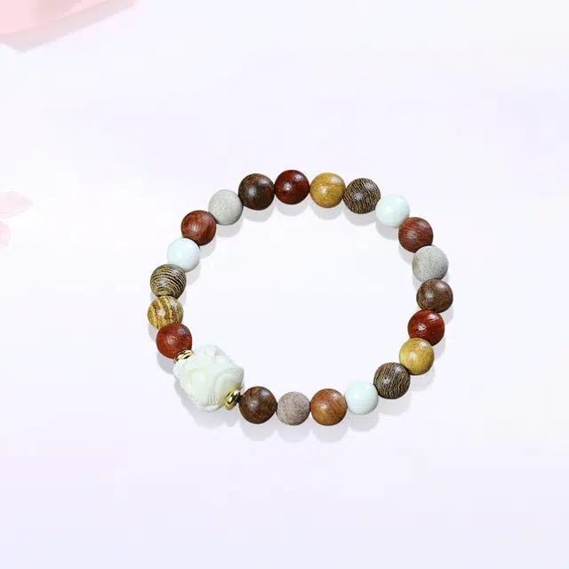 【狮来运转|甄选高品质】 金师傅 多宝醒狮系列 招财纳福 新中式国潮气质禅意佛珠简约文玩盘玩手饰#好运 檀木 手串 男女同款情侣款