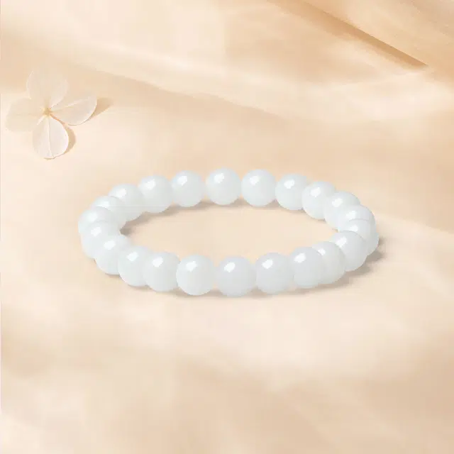 【S999纯银|甄选高品质】 金师傅 招财纳福蝴蝶结 转运新中式国潮气质甜美小清新简约百搭小众轻奢 白玉菩提 足银手串 男女同款情侣款