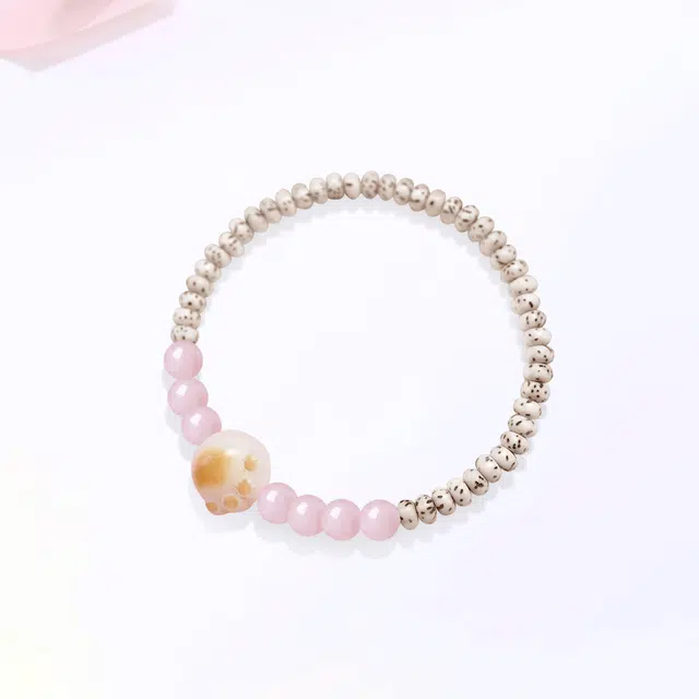 【精选高品质|招财纳福】 金师傅 猫爪串珠 招财猫时来运转 新中式国潮气质简约百搭萌趣可爱清新#好运 星月菩提 手串 男女同款情侣款
