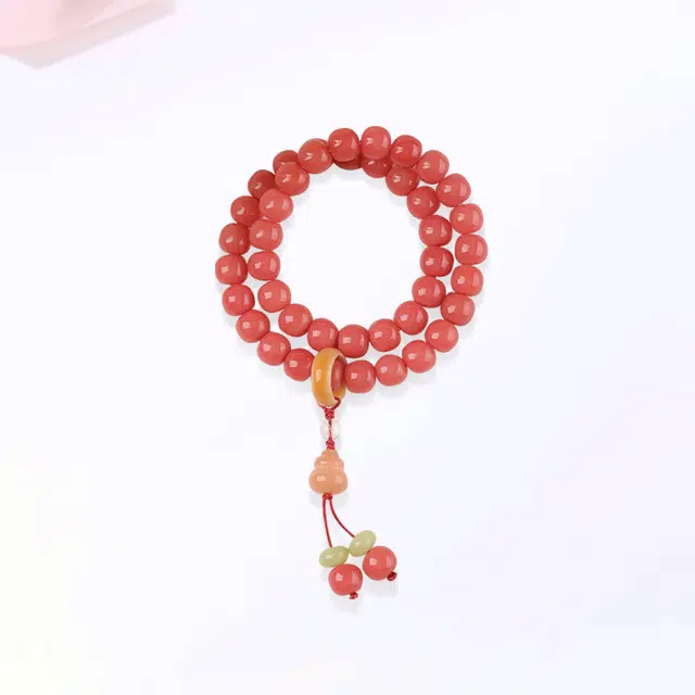 【精选高品质】 金师傅 花间独奏双层串珠 前程似锦 时来运转 新中式国潮古风气质简约百搭小众高级#好运 菩提根 手串 男女同款情侣款