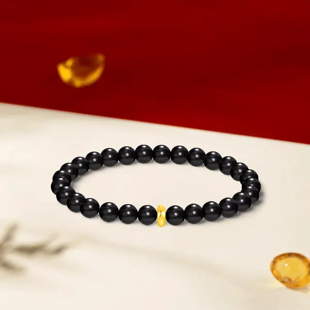 附鉴定证书 金师傅 小众高级设计感 新中式简约时尚 黑檀 手串 男女同款情侣款