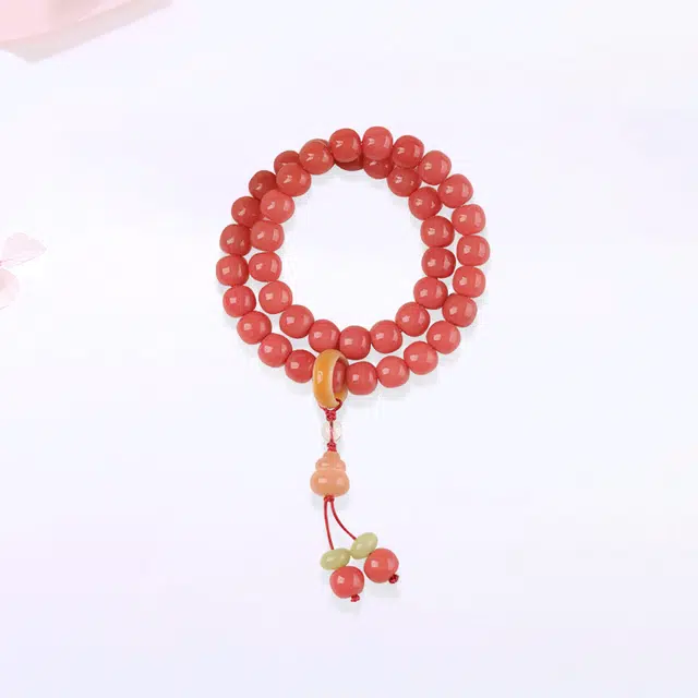 【精选高品质】 金师傅 花间独奏双层串珠 前程似锦 时来运转 新中式国潮古风气质简约百搭小众高级#好运 菩提根 手串 男女同款情侣款
