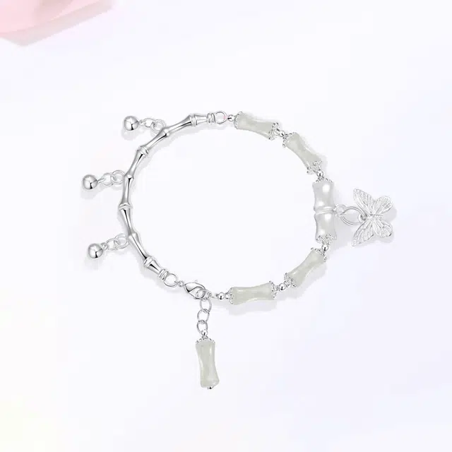 【甄选高品质】 金师傅 竹节流苏 节节高升 考试顺利上岸新中式国潮气质精致小清新 森系小众轻奢设计高级#好运 琉璃 手串 女款