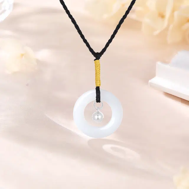 【甄选高品质】 金师傅 铃铛平安扣吊坠 喜乐招财转运 新中式国潮气质简约百搭高级#好运 菩提根 项链 男女同款情侣款