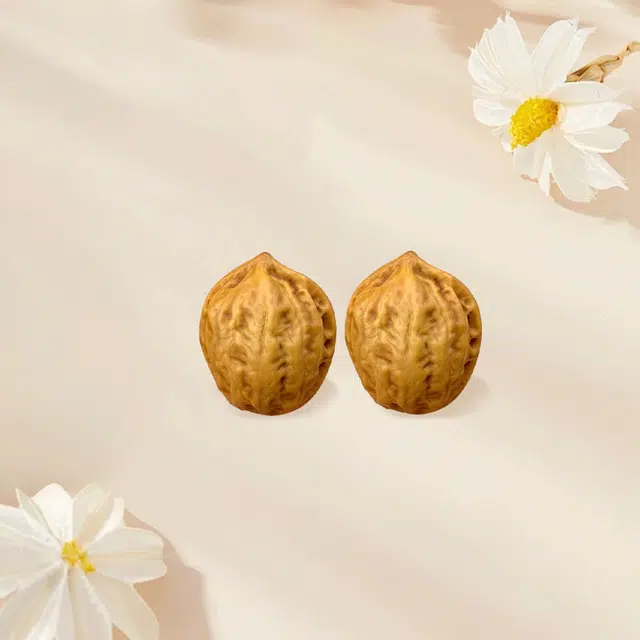 【到手两件】 金师傅 黄元帅核桃 八方来财诸事顺利 创意解压盘玩禅意新中式气质尖手捻#好运 文玩核桃 把件 男女同款情侣款