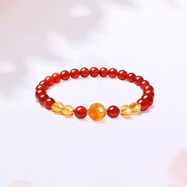 【鸿运当头&能量之石|高品质】 金师傅 财富水晶串珠 财运亨通福气满满 新中式国潮小众轻奢设计高级感#好运 玛瑙 手串 男女同款情侣款