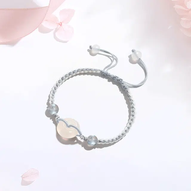 【甄选高品质】 金师傅 铃铛平安扣套系 福气满满财运亨通 新中式国潮复古民族风小众轻奢高级#好运 白玉菩提 项链 男女同款情侣款