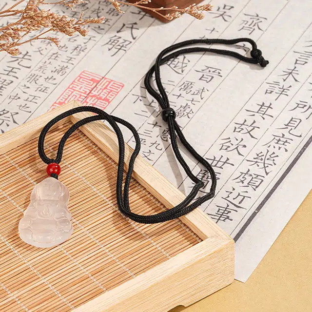【精选高品质】 金师傅 观音吊坠 平安顺遂 事业有成诸事顺利 本命年新中式国潮气质简约百搭#好运 玉髓 项链 男女同款情侣款