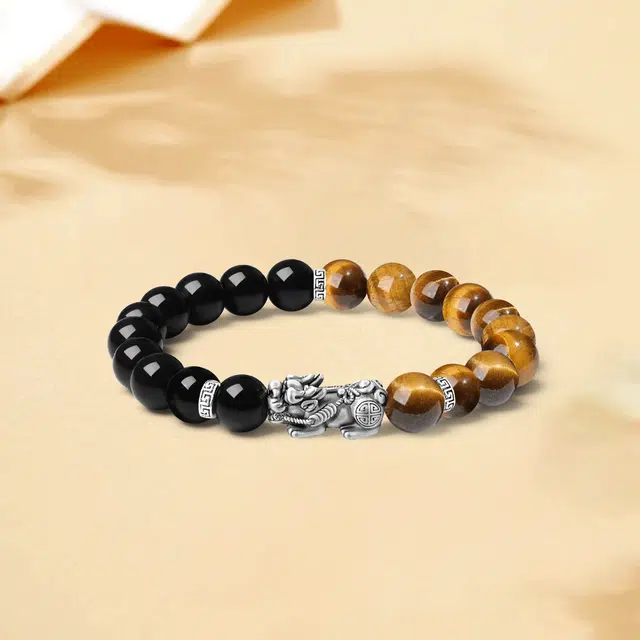 【S999足银|甄选高品质】 金师傅 降虎貔貅串珠 八方来财时来运转 新中式国潮气质复古文艺气质百搭 菩提根 手串 男女同款情侣款