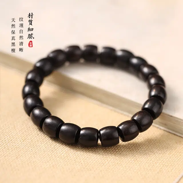 金师傅 国风国潮新中式佛珠 转运 念珠可爱精致复古古风 檀木 木作手串 男女同款情侣款