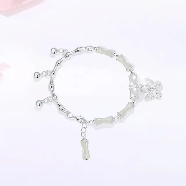 【甄选高品质】 金师傅 竹节流苏 节节高升 考试顺利上岸新中式国潮气质精致小清新 森系小众轻奢设计高级#好运 琉璃 手串 女款