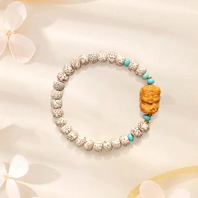 【甄选高品质】 金师傅 扎基拉姆绿度母 万事如意时来运转 福佑安康复古民族风特色气质百搭#好运 星月菩提 手串 男女同款情侣款