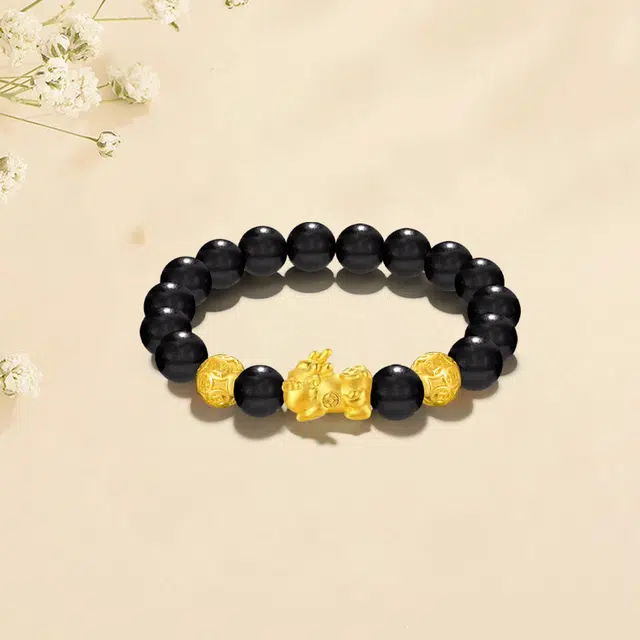 【S999足银|招财纳福】 金师傅 貔貅金钱珠 财运亨通时来运转 新中式国潮气质简约百搭日常高级#好运 白玉菩提 手串 男女同款情侣款