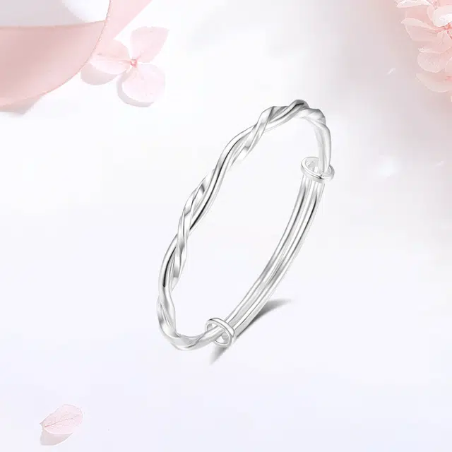 【甄选特级高品质】 金师傅 莫比乌斯叠戴套装 一步一响新中式国潮宫廷 气质旗袍汉服 小众轻奢高级 粉水晶 手镯 女款