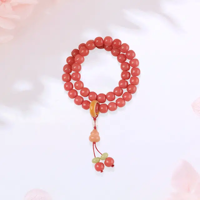 【精选高品质】 金师傅 花间独奏双层串珠 前程似锦 时来运转 新中式国潮古风气质简约百搭小众高级#好运 菩提根 手串 男女同款情侣款
