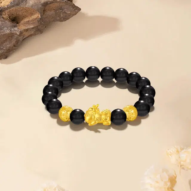 【S999足银|招财纳福】 金师傅 貔貅金钱珠 财运亨通时来运转 新中式国潮气质简约百搭日常高级#好运 白玉菩提 手串 男女同款情侣款