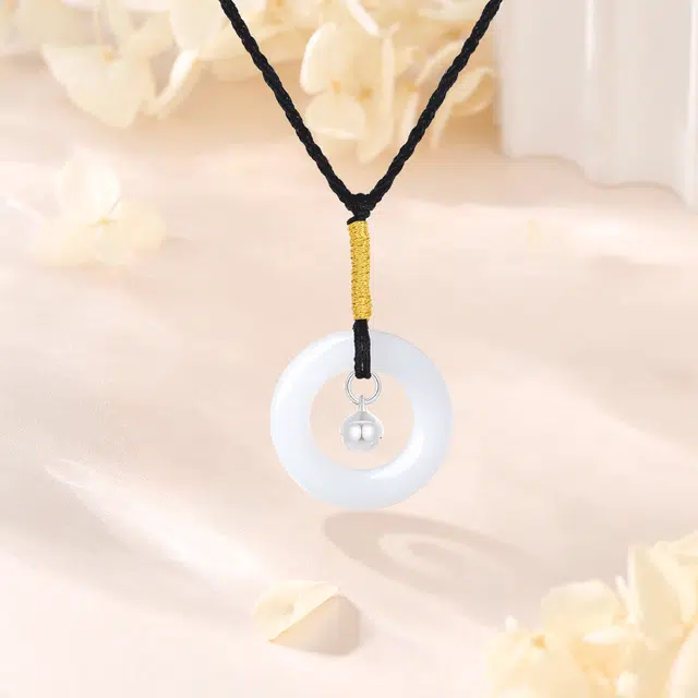 【甄选高品质】 金师傅 铃铛平安扣吊坠 喜乐招财转运 新中式国潮气质简约百搭高级#好运 菩提根 项链 男女同款情侣款
