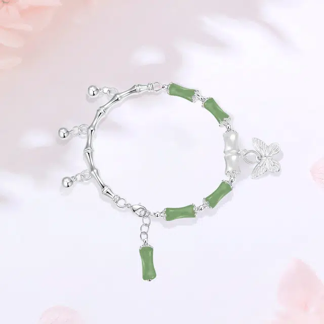 【甄选高品质】 金师傅 竹节流苏 节节高升 考试顺利上岸新中式国潮气质精致小清新 小众轻奢设计高级#好运 琉璃 手链 女款