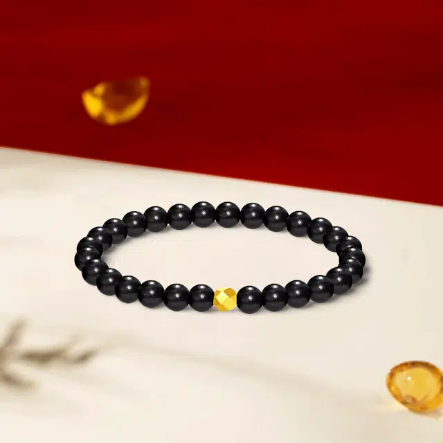 【附鉴定证书】 金师傅 多边形蹦迪珠 简约显白佩戴 送对象 黑檀 手串 男女同款情侣款