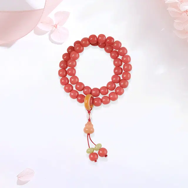【精选高品质】 金师傅 花间独奏双层串珠 前程似锦 时来运转 新中式国潮古风气质简约百搭小众高级#好运 菩提根 手串 男女同款情侣款