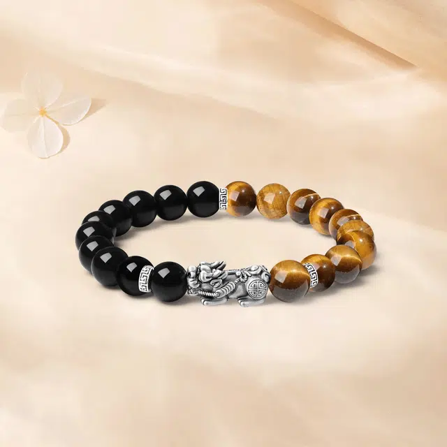 【S999足银|甄选高品质】 金师傅 降虎貔貅串珠 八方来财时来运转 新中式国潮气质复古文艺气质百搭 菩提根 手串 男女同款情侣款