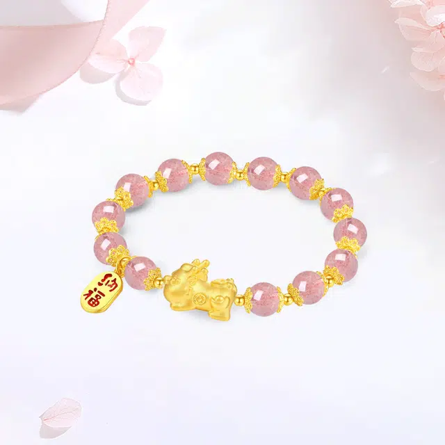 【S999足银|甄选高品质】 金师傅 招财纳福貔貅 吞金兽财运亨通 多福多财新中式国潮复古气质百搭小众高级#好运 玛瑙 手串 男款