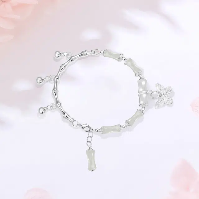 【甄选高品质】 金师傅 竹节流苏 节节高升 考试顺利上岸新中式国潮气质精致小清新 森系小众轻奢设计高级#好运 琉璃 手串 女款