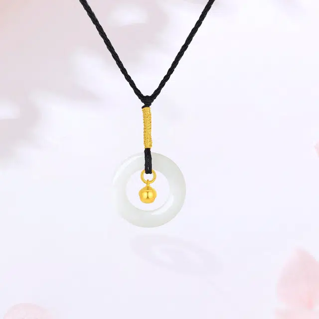 【招财纳福】 金师傅 平安扣套装 貔貅铃铛 财运亨通时来运转新中式国潮气质简约百搭#好运 菩提根 项链 男女同款情侣款
