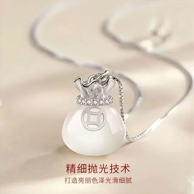 【高品质|S999足银】 金师傅 与你相伴吊坠 八宝罗盘财运亨通新中式国潮复古气质百搭 小众轻奢设计高级感#好运 纯银 项链 男女同款情侣款