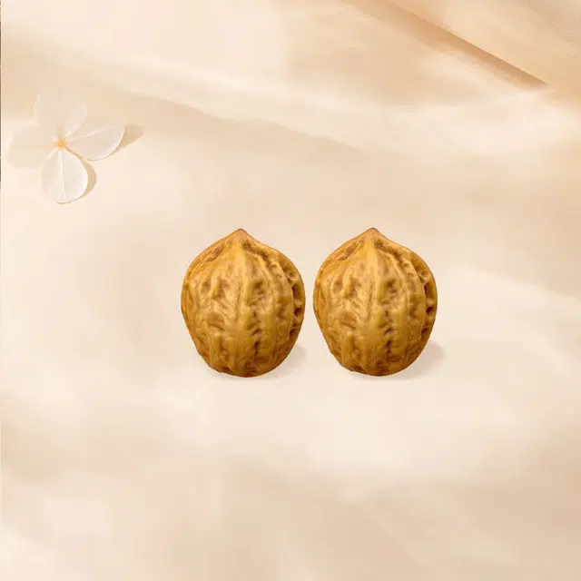 【到手两件】 金师傅 黄元帅核桃 八方来财诸事顺利 创意解压盘玩禅意新中式气质尖手捻#好运 文玩核桃 把件 男女同款情侣款