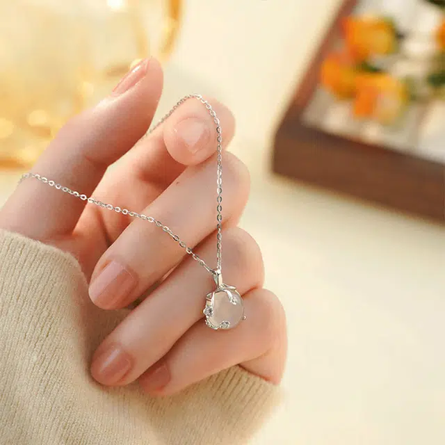 【S999足银|甄选高品质】 金师傅 梅你不行套装 梅花招财纳福貔貅平安扣吊坠 新中式国潮气质百搭小众高级#好运 玉髓 项链 男女同款情侣款