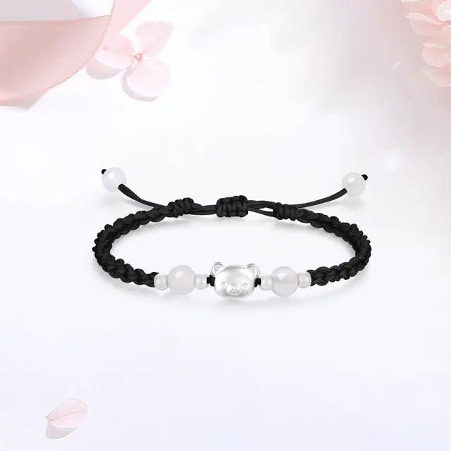 【甄选高品质】 金师傅 四叶草转运手链 幸运女神时来运转 轻奢精致时尚气质简约百搭 小众高级百搭高级#好运 玛瑙 手链 女款