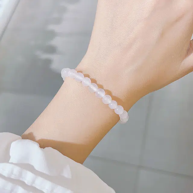 倾爱 转运珠 白玛瑙足金 按克计价 黄金手串 女款