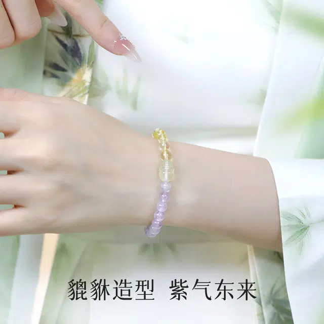 倾爱 貔貅 转运珠珠串 双倍 财源滚滚 好运闺蜜生日礼 水晶 手串 女款