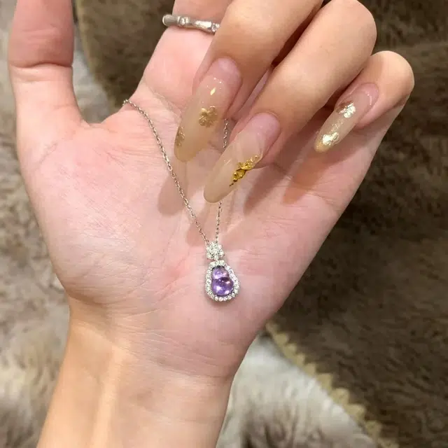倾爱 福禄吉祥 紫气东来 新中式国潮葫芦轻奢高级感#好运天然 紫水晶 项链 女款