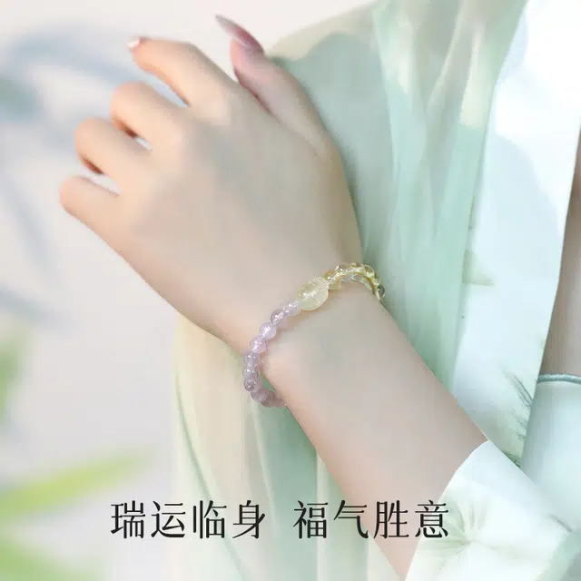 倾爱 貔貅 转运珠珠串 双倍 财源滚滚 好运闺蜜生日礼 水晶 手串 女款