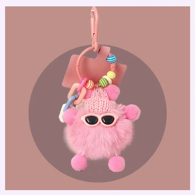 尚银福 萌趣卡通可爱煤球精灵 精致时尚呆萌甜酷高颜值潮流个性百搭轻奢高级感玩偶配饰 毛绒 挂件 男女同款情侣款