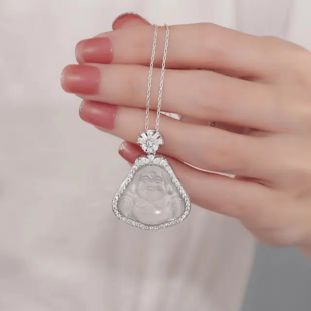 尚银福 弥勒佛福禄系列 国潮新中式时尚优雅气质轻奢高级感 国风小众创意设计好运葫芦大肚佛百搭手饰 合金 手链 女款