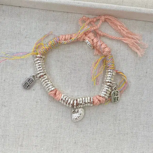 尚银福 万福碎银盘缠 国潮新中式时尚气质复古轻奢高级感 古典大气小众创意设计小胖福拼接手饰 合金 手链 女款