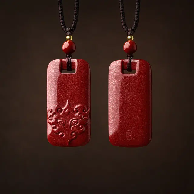 【匠心手作 平安招财】 灵菲 真品高含量紫金砂貔貅无事牌 新中式本命年平安顺利转运项链 #好运百搭吸金礼盒 朱砂 吊坠 男女同款情侣款