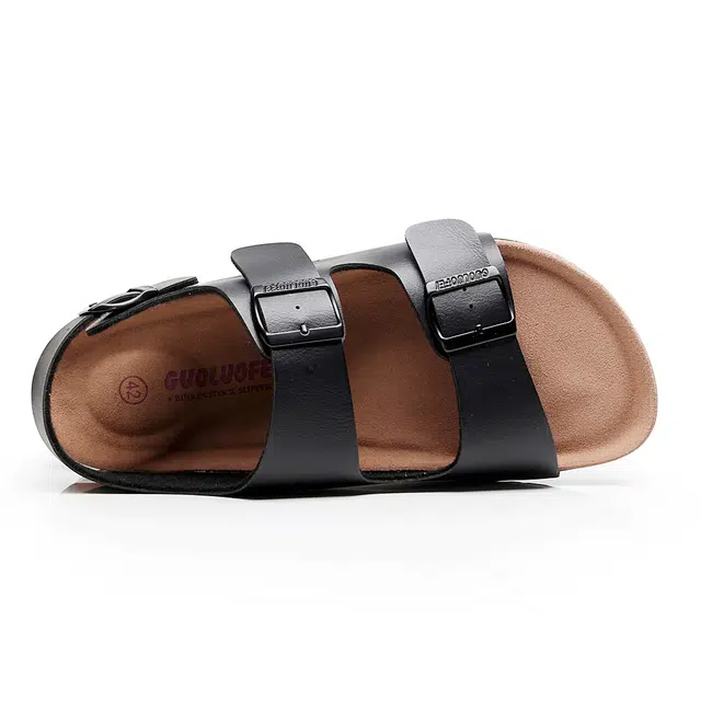 果洛菲 外穿软木潮流百搭 罗马凉鞋 男女同款