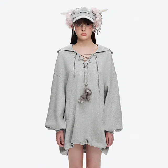 13 DEMARZO FW25 Hoodie Dress