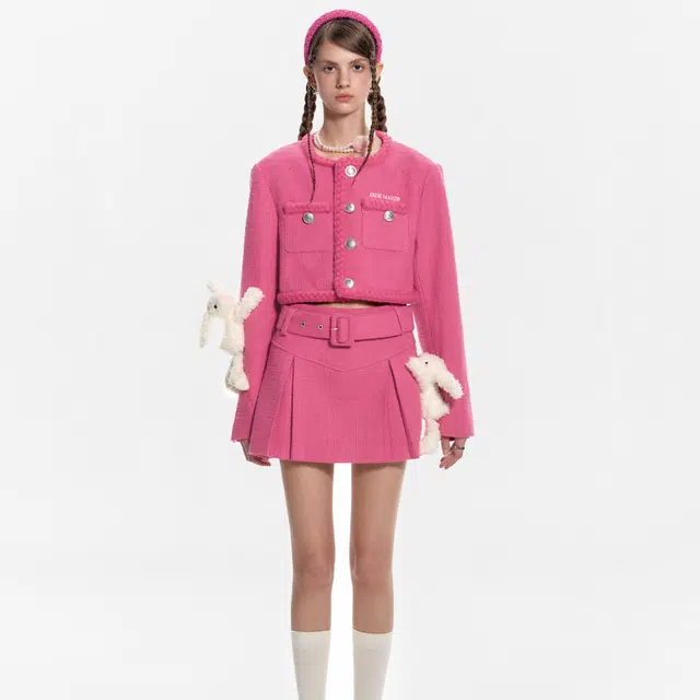 13 DEMARZO FW23 Tweed Skirt