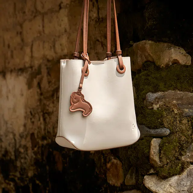 纳兰杜 时尚托特包百搭实用大容量通勤小众品牌 合成革 单肩包 大号 女款 米白色咖色