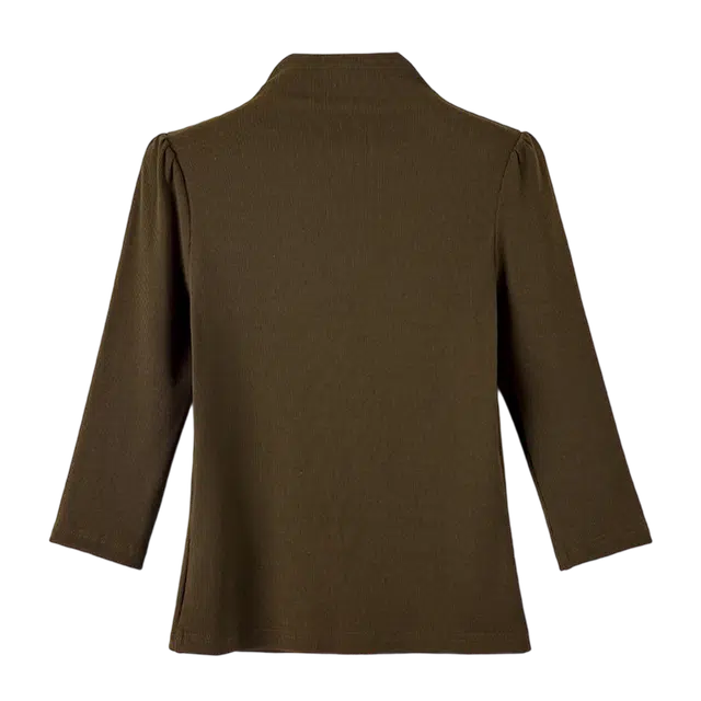 晚白  纯色亲肤休闲弹力时尚百搭 打底衫 女款