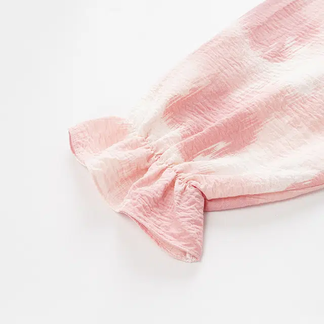 俏佳人 带胸垫甜美公主风方领蕾丝拼接舒适亲肤柔软宽松休闲可外穿中长裤长袖家居服睡裙 女款