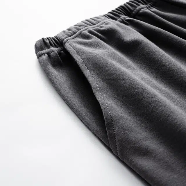 俏佳人 纯棉青少年圆领套头宽松休闲家居服简约可外穿亲肤舒适长袖长裤睡衣套装 男款