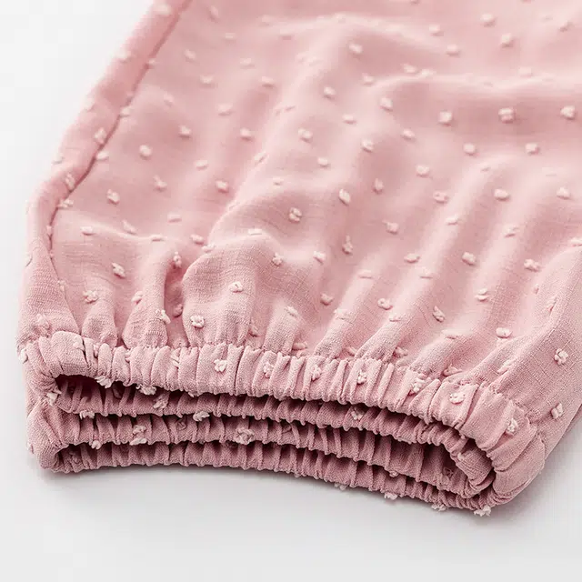 俏佳人 云朵棉系列 开衫甜美公主风简约花卉休闲宽松透气亲肤舒适长袖长裤家居服睡衣套装 女款